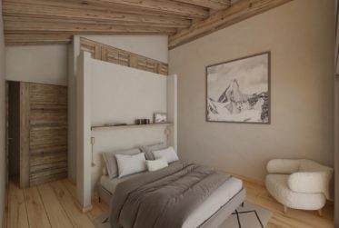 Crans-Montana, 3,5 pièces de haut standing en attique