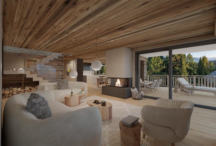 Magnifique duplex en Attique au centre de Crans-Montana