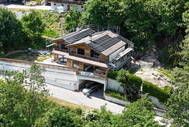 Chalet avec vue panoramique à l’Entrée de Crans-Montana