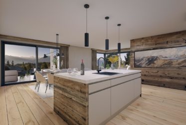 Crans-Montana, 4,5 pièces de haut standing en rez jardin avec vue