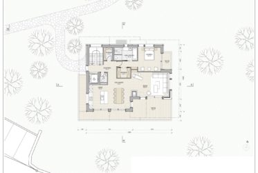 Au Centre de Crans-Montana, Chalet de 6,5 pièces de haut stantding