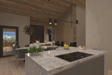 Au Centre de Crans-Montana, Chalet de 6,5 pièces de haut stantding