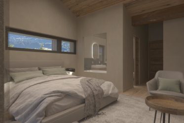 Au Centre de Crans-Montana, Chalet de 6,5 pièces de haut stantding