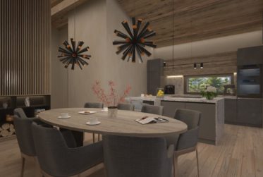 Au Centre de Crans-Montana, Chalet de 6,5 pièces de haut stantding