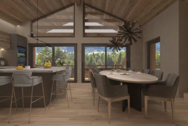 Au Centre de Crans-Montana, Chalet de 6,5 pièces de haut stantding