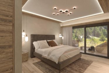 Au Centre de Crans-Montana, Chalet de 6,5 pièces de haut stantding