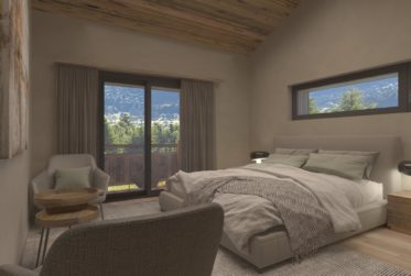 Au Centre de Crans-Montana, Chalet de 6,5 pièces de haut stantding
