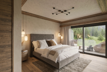 Au Centre de Crans-Montana, Chalet de 6,5 pièces de haut stantding