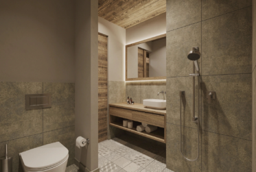Au Centre de Crans-Montana, Chalet de 6,5 pièces de haut stantding