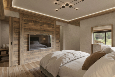 Au Centre de Crans-Montana, Chalet de 6,5 pièces de haut stantding