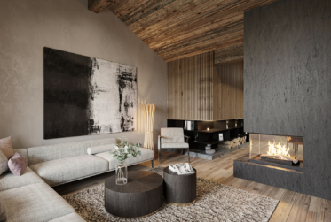 Au Centre de Crans-Montana, Chalet de 6,5 pièces de haut stantding