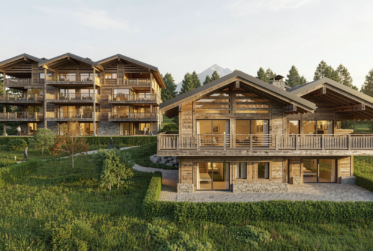 Au Centre de Crans-Montana, Chalet de 6,5 pièces de haut stantding