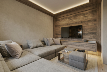 Au Centre de Crans-Montana, Chalet de 6,5 pièces de haut stantding