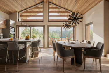 Au Centre de Crans-Montana, Chalet de 6,5 pièces de haut stantding